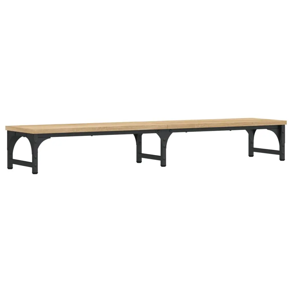 Monitor Stand Riser Engineered Wood 105 x 23 x 15.5 cm Brown Sonoma Oak