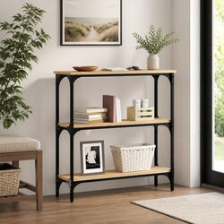 Sonoma Oak Console Table for Stylish Entryways