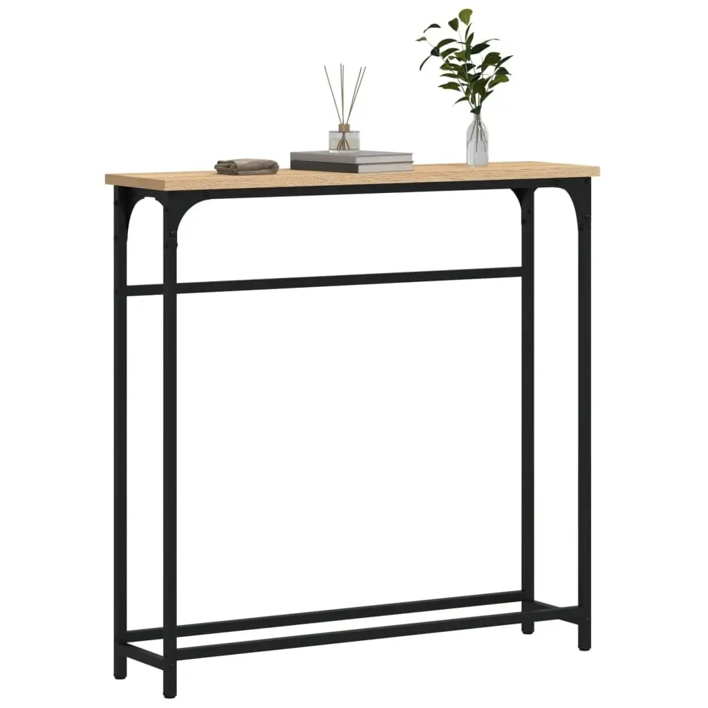 Engineered Wood Console Table for Entryway or Hallway