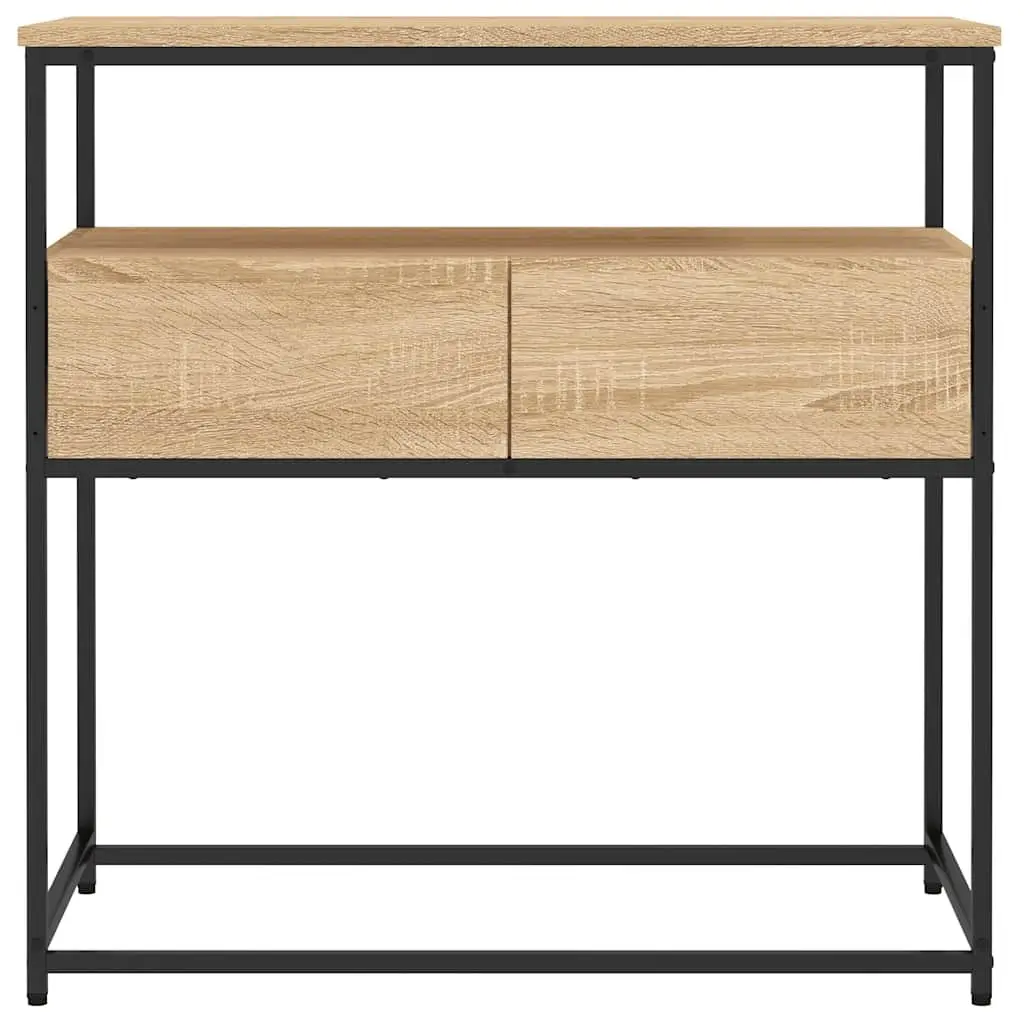 Console Table Sonoma Oak Entryway Hallway Living Room Accent Furniture Storage