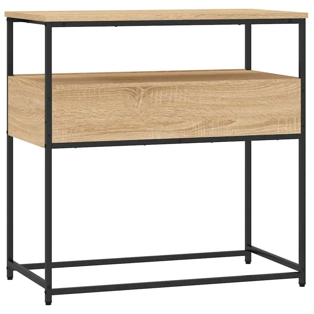 Console Table Sonoma Oak Entryway Hallway Living Room Accent Furniture Storage