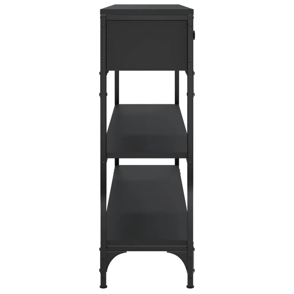 Black Console Table for Entryway and Living Room