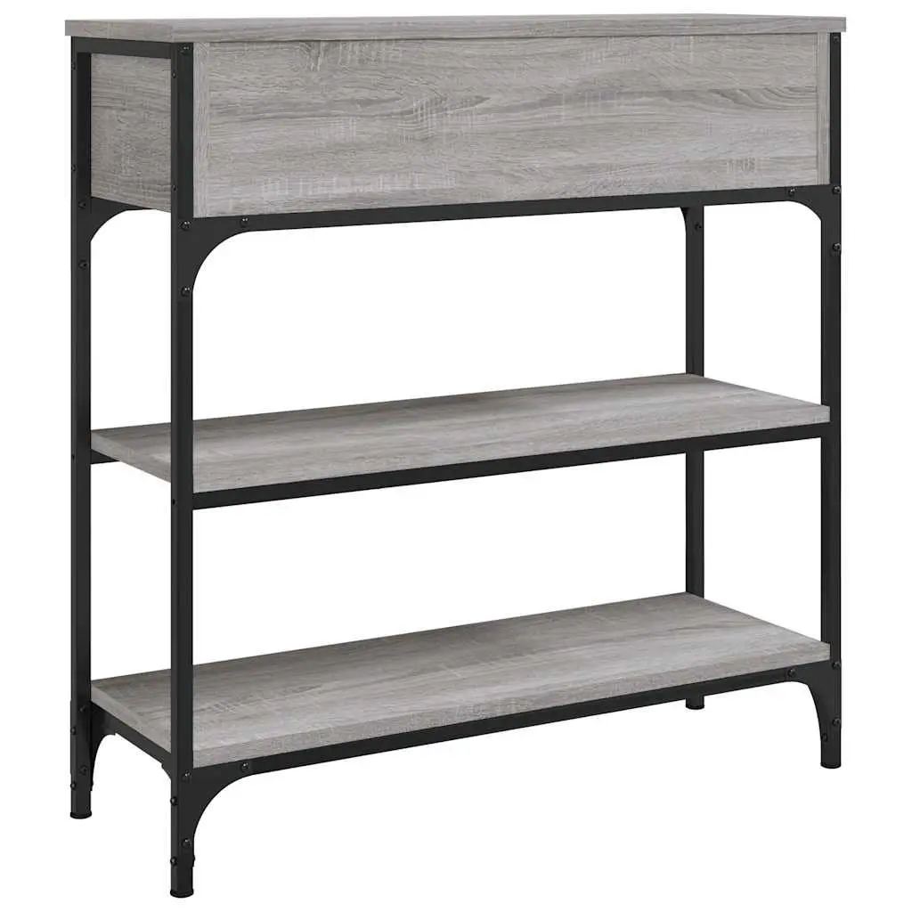 Console Table Grey Sonoma 72.5x25x75 cm End Table Hall Entryway Storage