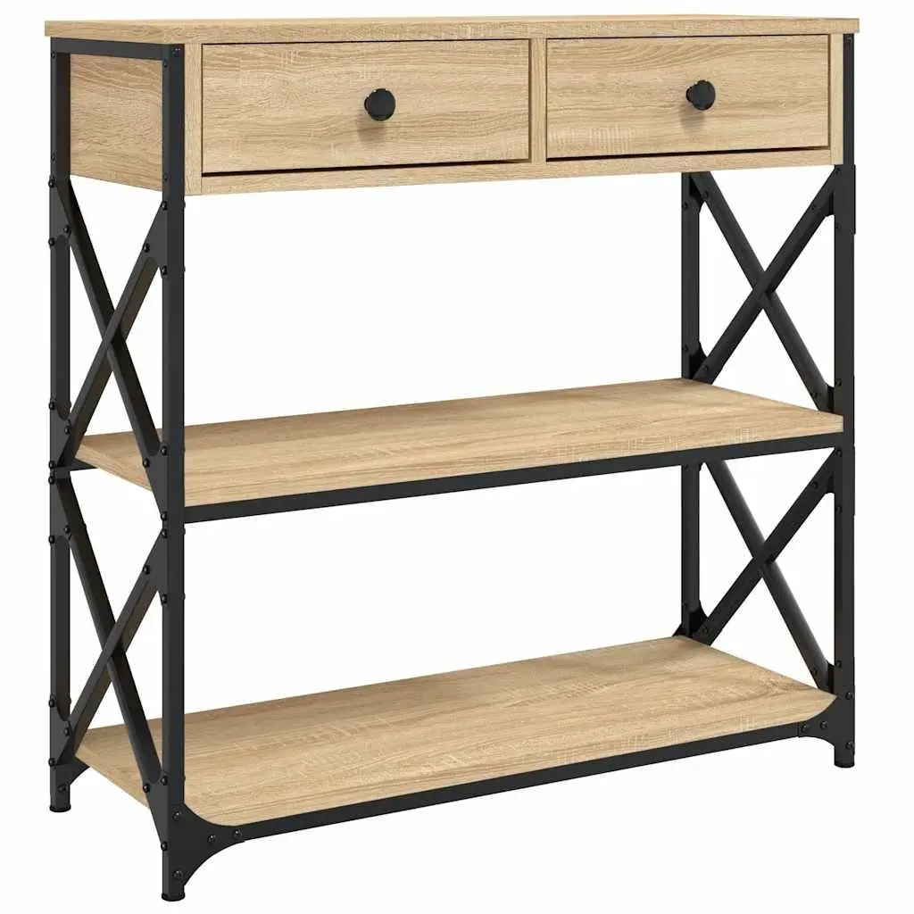 Brown Console Table for Entryway and Living Room