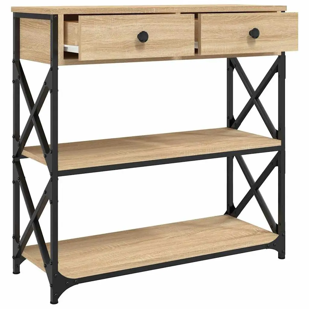 Brown Console Table for Entryway and Living Room