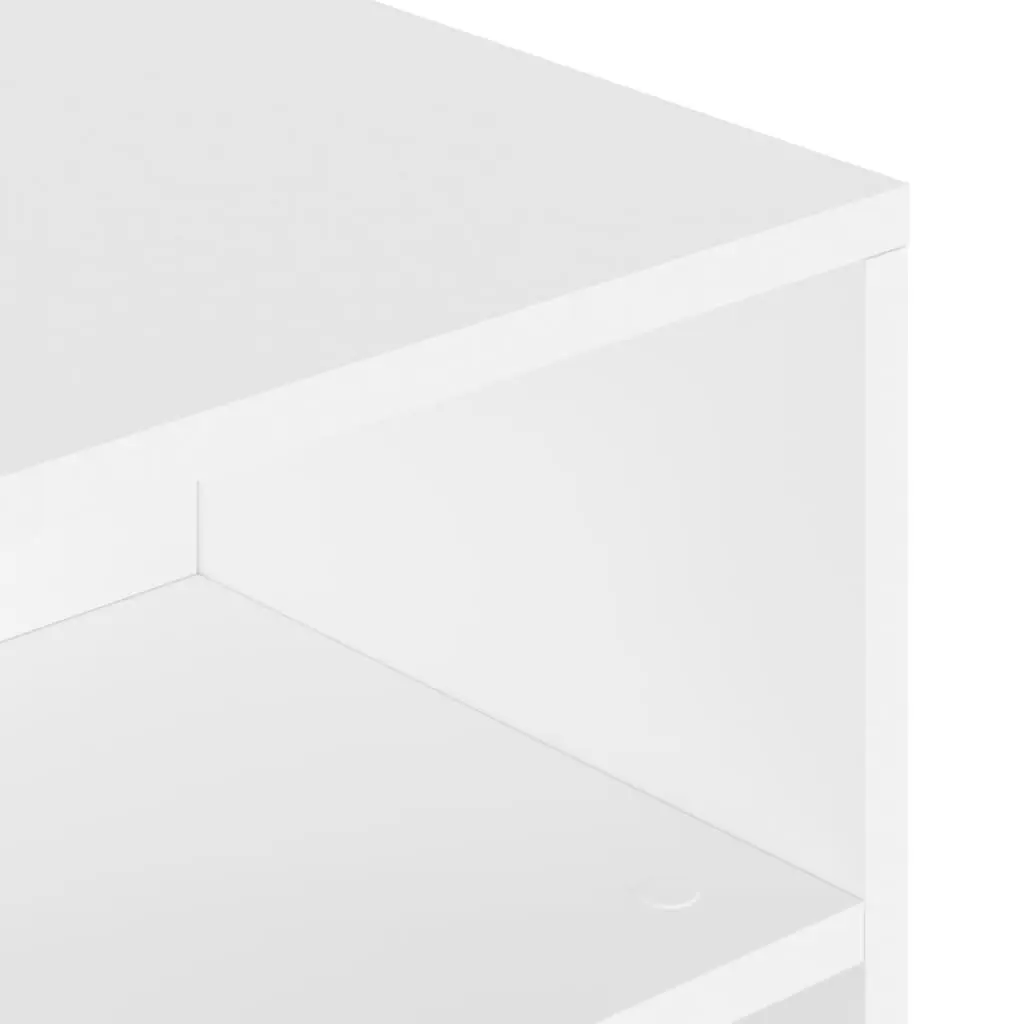 White Coffee Table with Storage Space