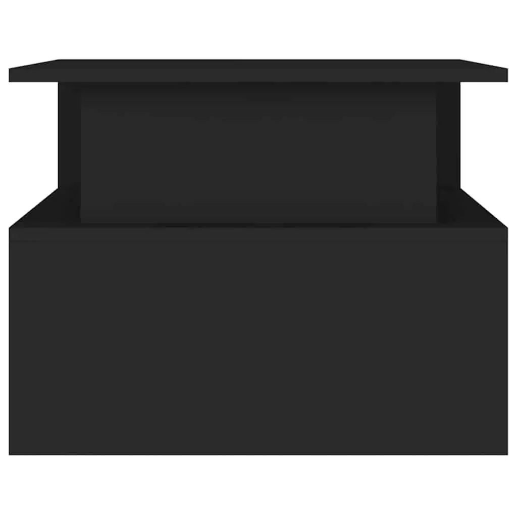 Black Coffee Table with Storage for Living Room