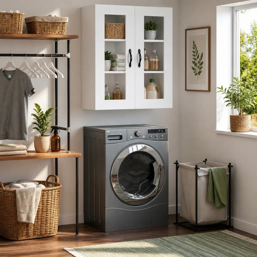 Wall Mounted Cabinet White Storage Floating Cupboard Engineered Wood