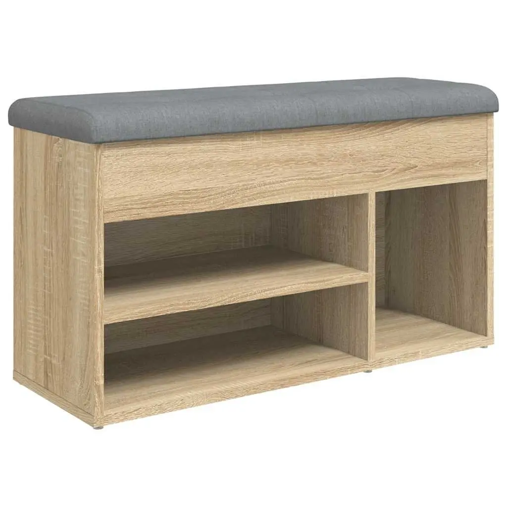 Shoe Bench with Padded Seat for Storage