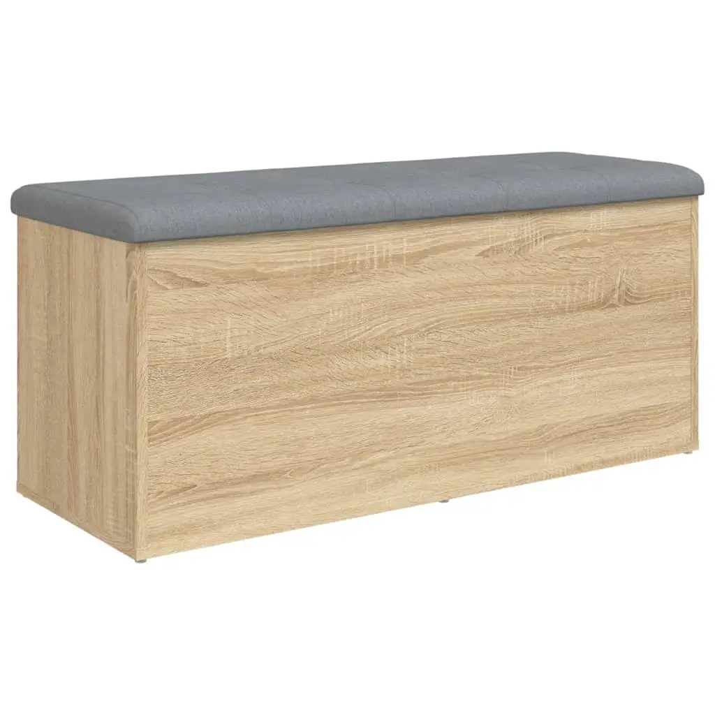 Storage Bench Engineered Wood 102x42x45cm Brown