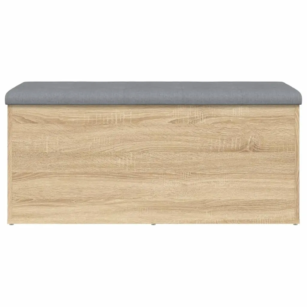 Storage Bench Engineered Wood 102x42x45cm Brown