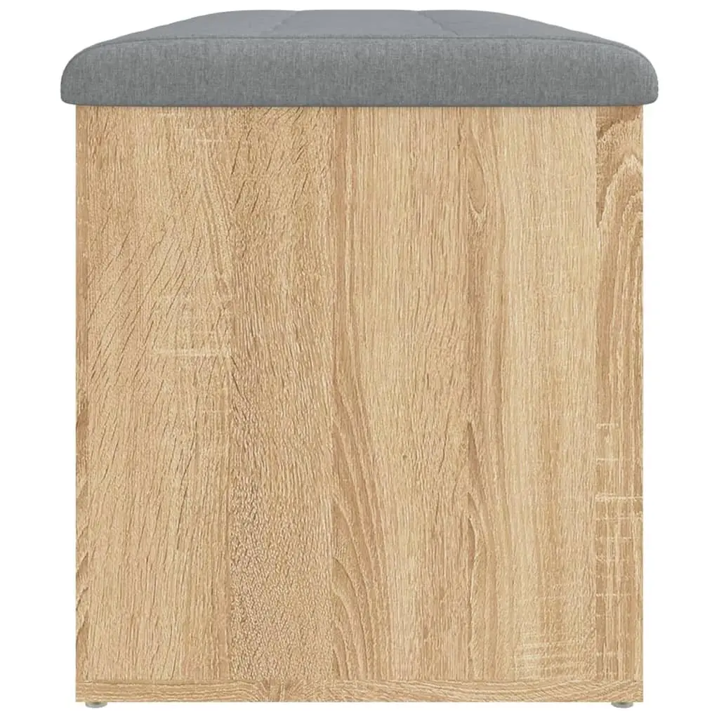Storage Bench Engineered Wood 102x42x45cm Brown