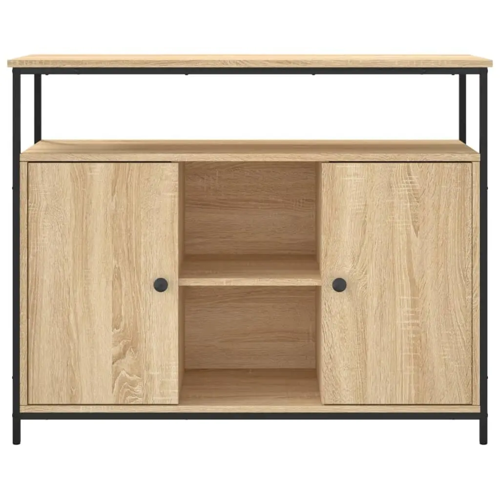 Brown Engineered Wood Storage Cabinet for Display