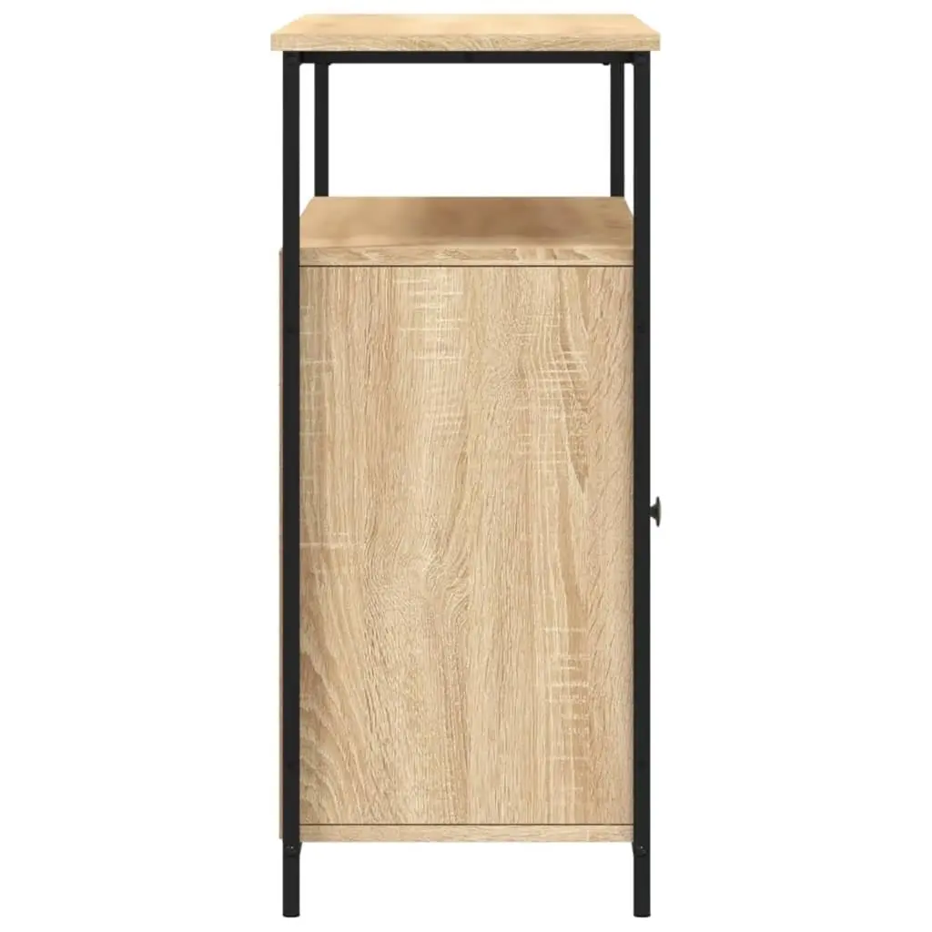 Brown Engineered Wood Storage Cabinet for Display