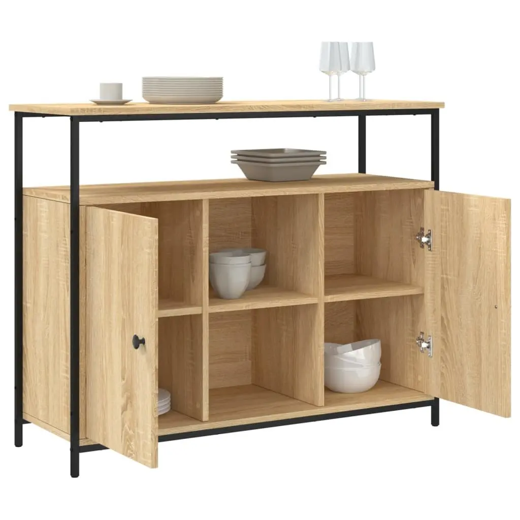 Brown Engineered Wood Storage Cabinet for Display