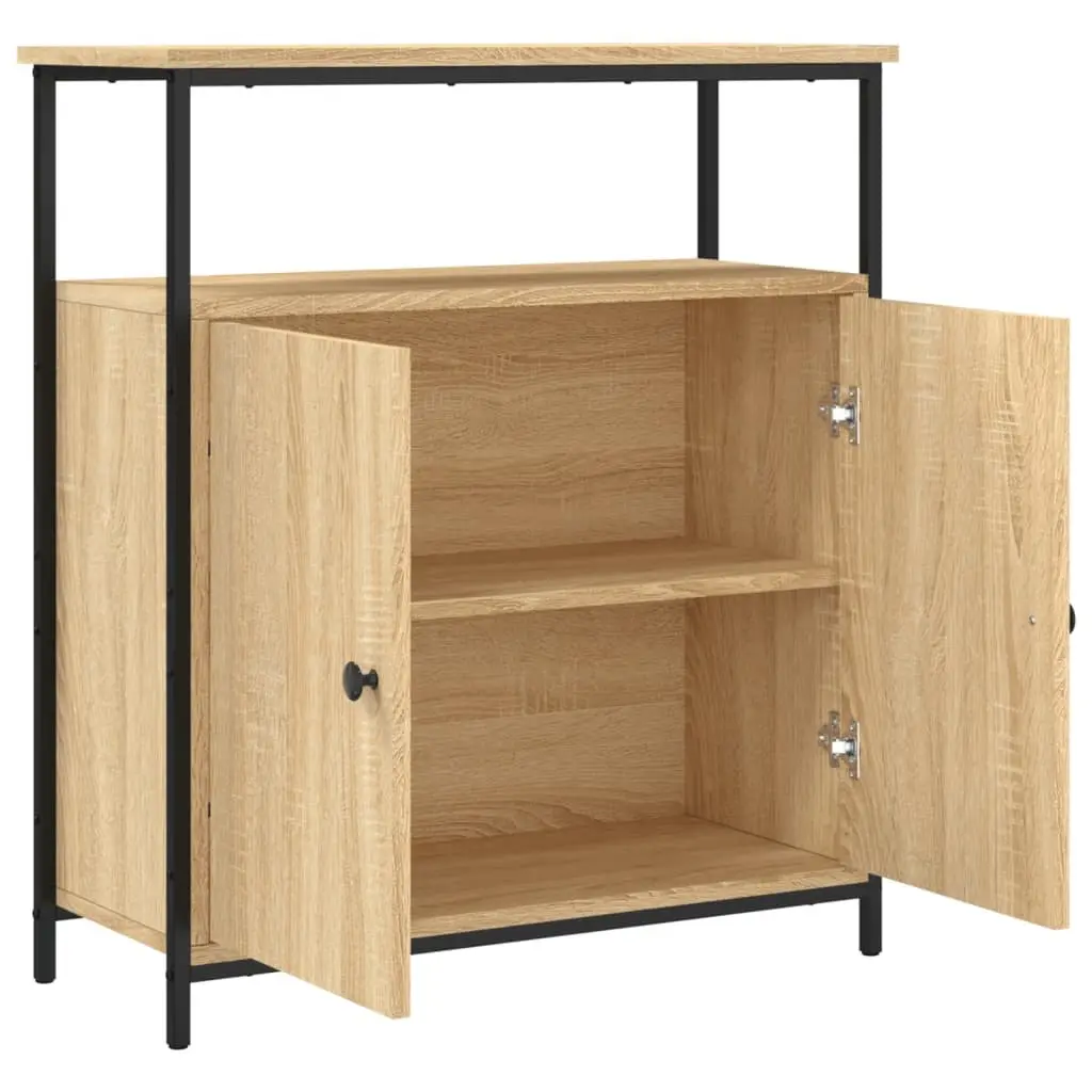 Engineered Wood Sideboard Cabinet in Brown