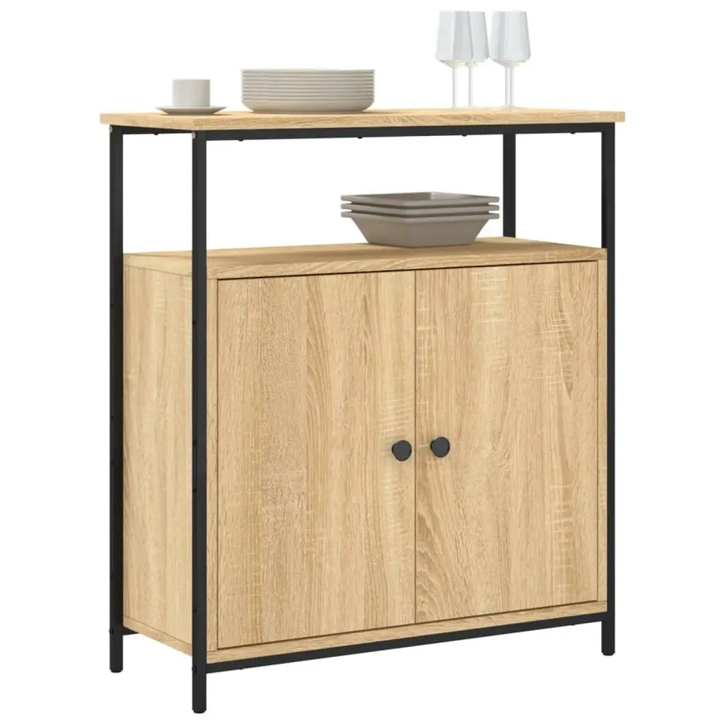 Engineered Wood Sideboard Cabinet in Brown