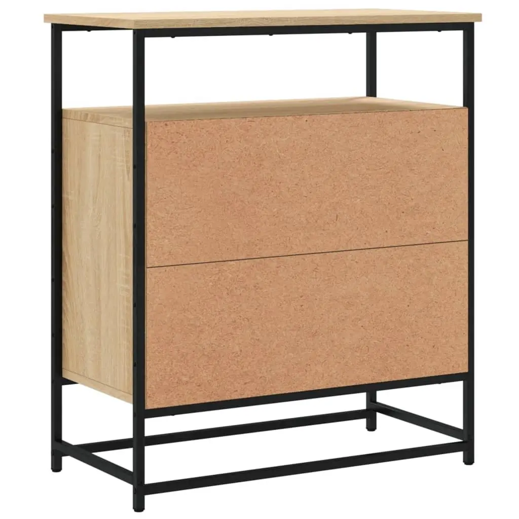 Brown Sideboard Storage Cabinet 69x35x80cm