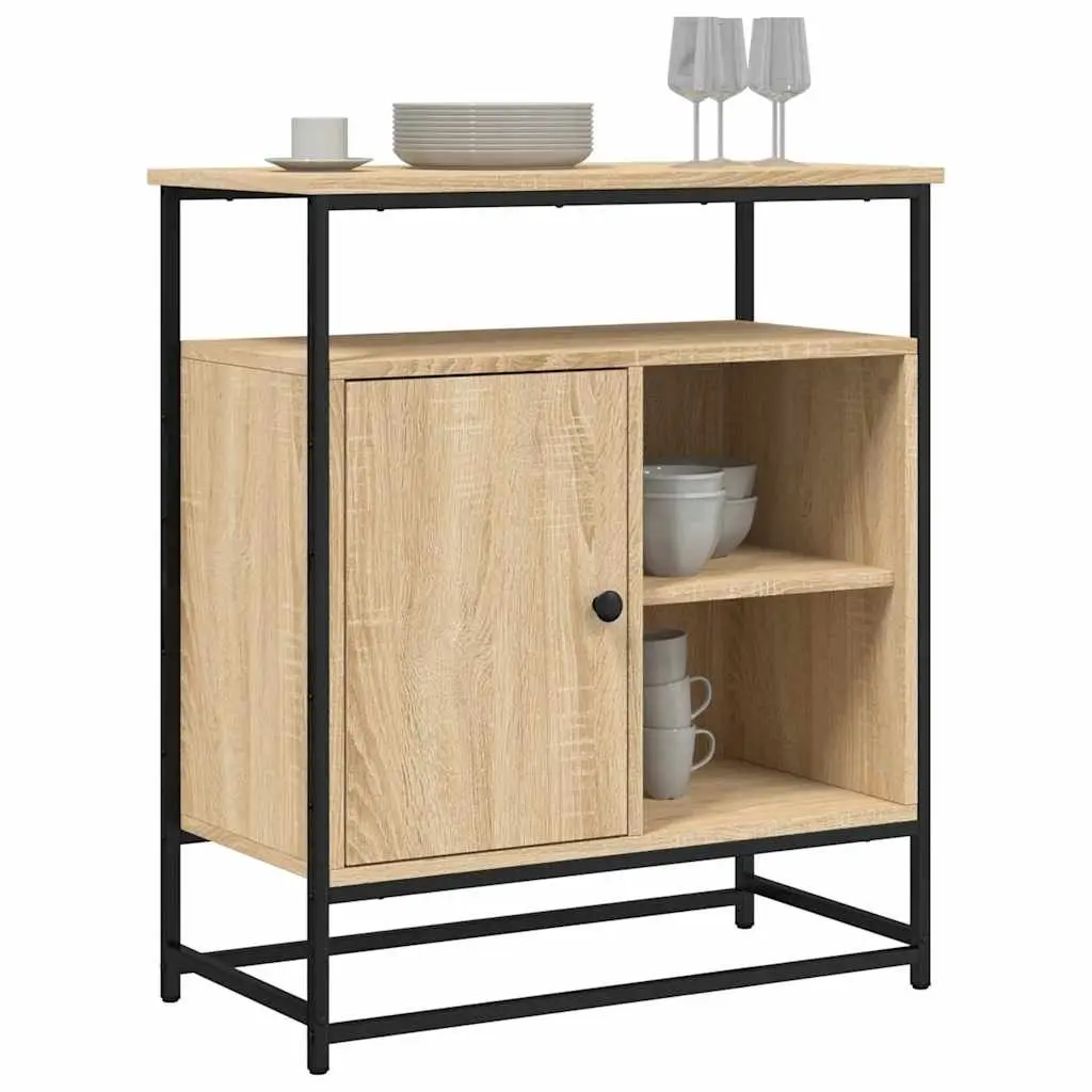 Brown Sideboard Storage Cabinet 69x35x80cm