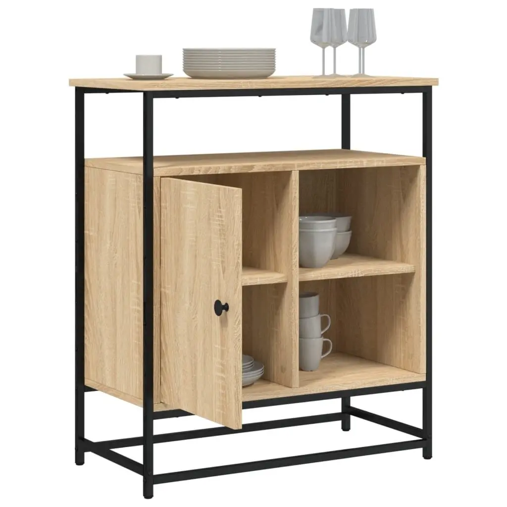 Brown Sideboard Storage Cabinet 69x35x80cm
