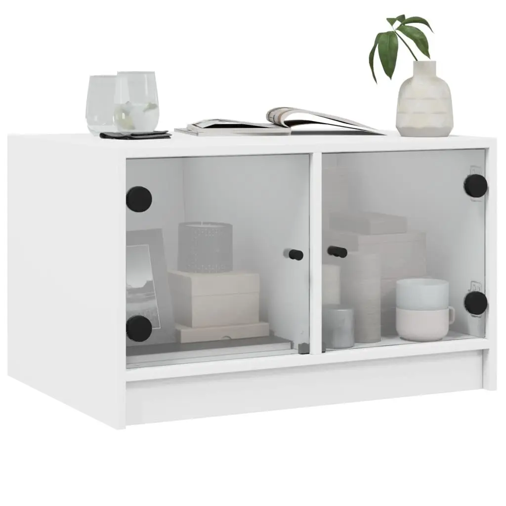 Coffee Table Engineered Wood 68x50x42cm White
