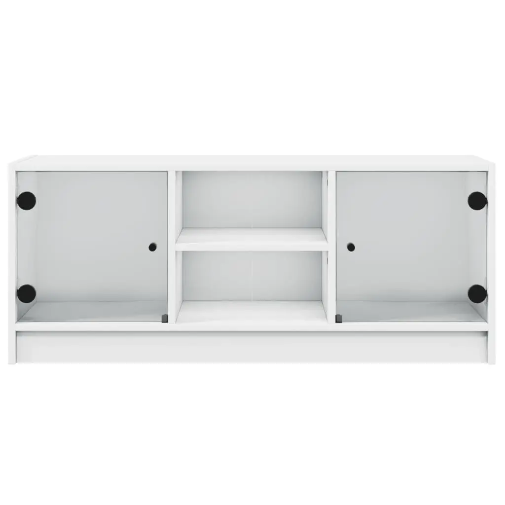 TV Cabinet Engineered Wood 102x37x42 cm White