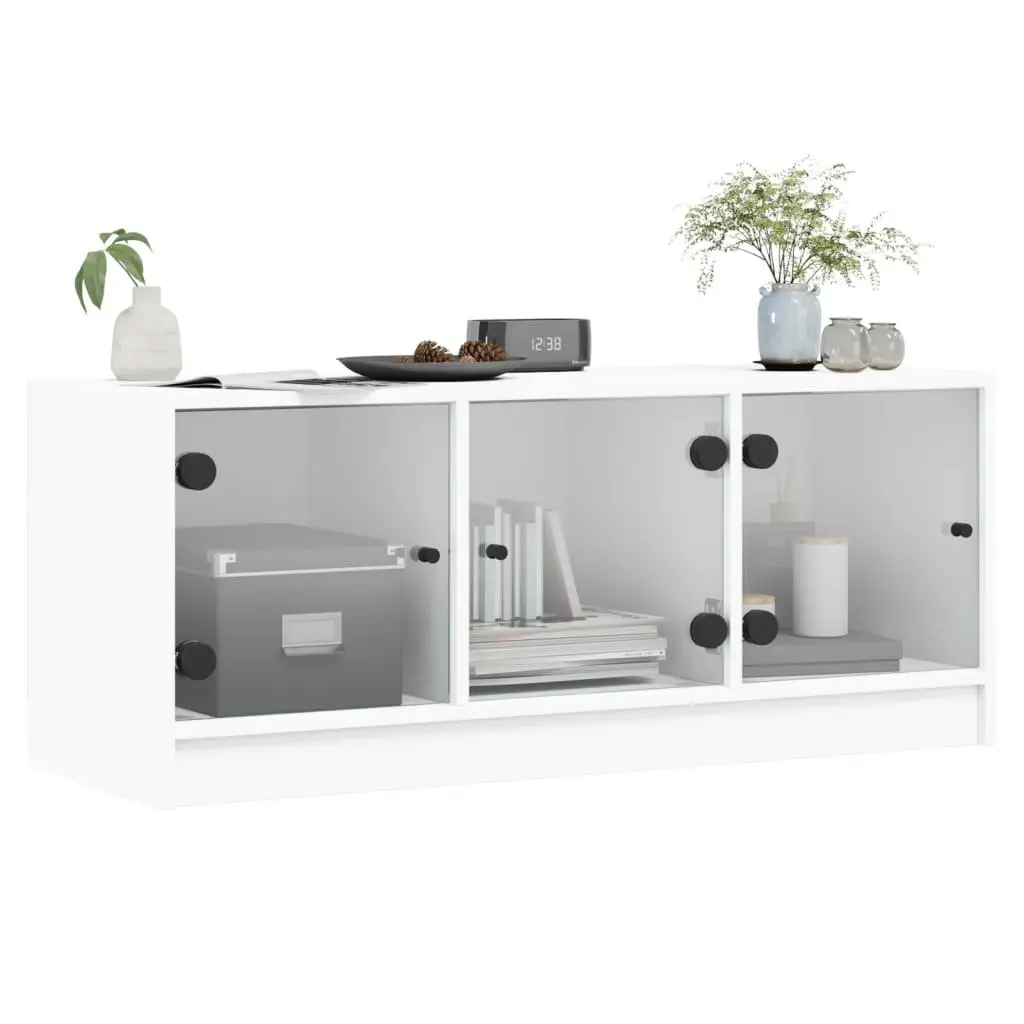 TV Cabinet Engineered Wood 102x37x42cm White