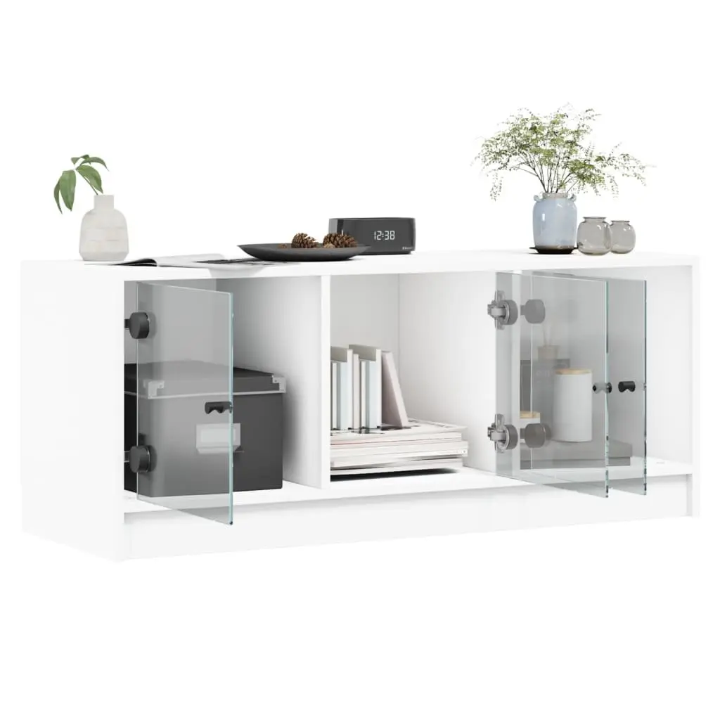 TV Cabinet Engineered Wood 102x37x42cm White