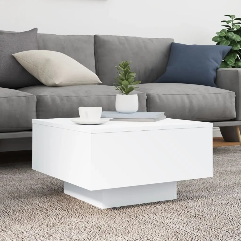White Modern Coffee Table for Living Rooms