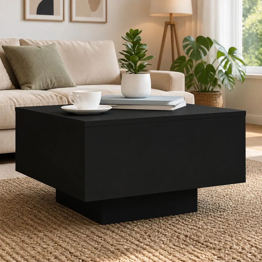 Black Coffee Table for Living Room
