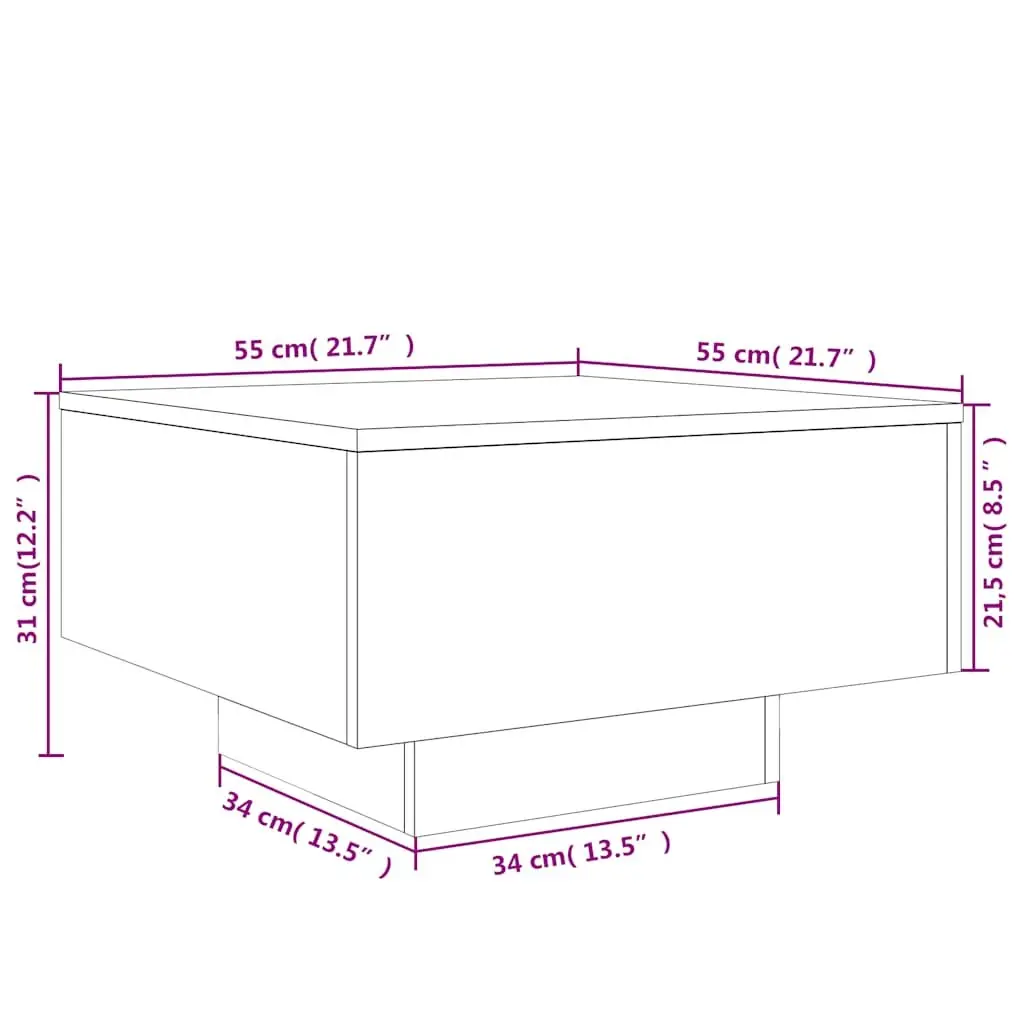Black Coffee Table for Living Room