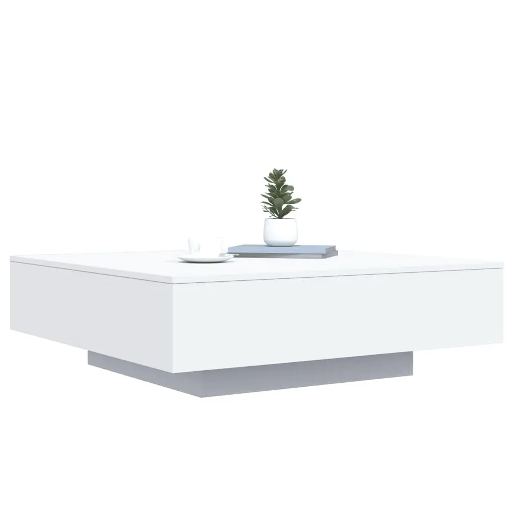White Modern Coffee Table for Living Rooms