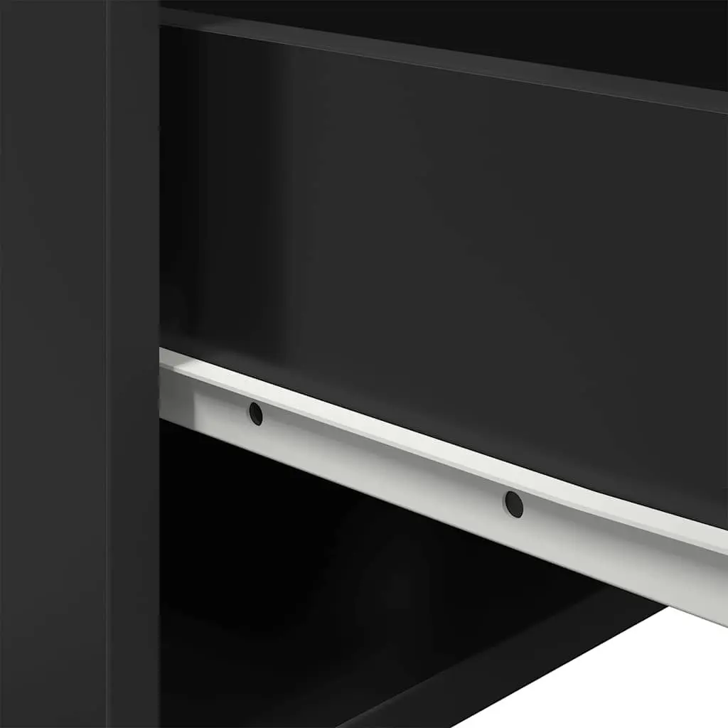 Wall-mounted Bedside Cabinets with RGB LED Lights