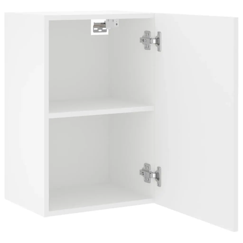 TV Wall Cabinets Engineered Wood 40.5x30x60cm White 2 Piece
