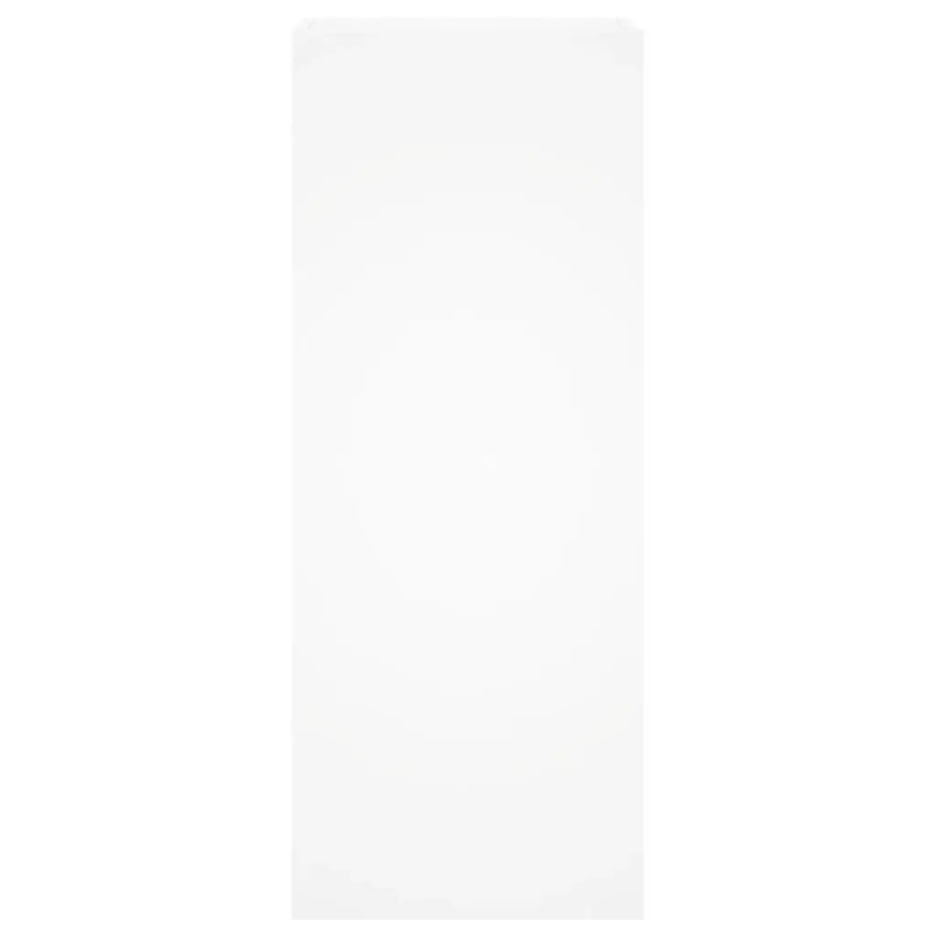 White Floating Wall-Mounted TV Cabinet with Storage