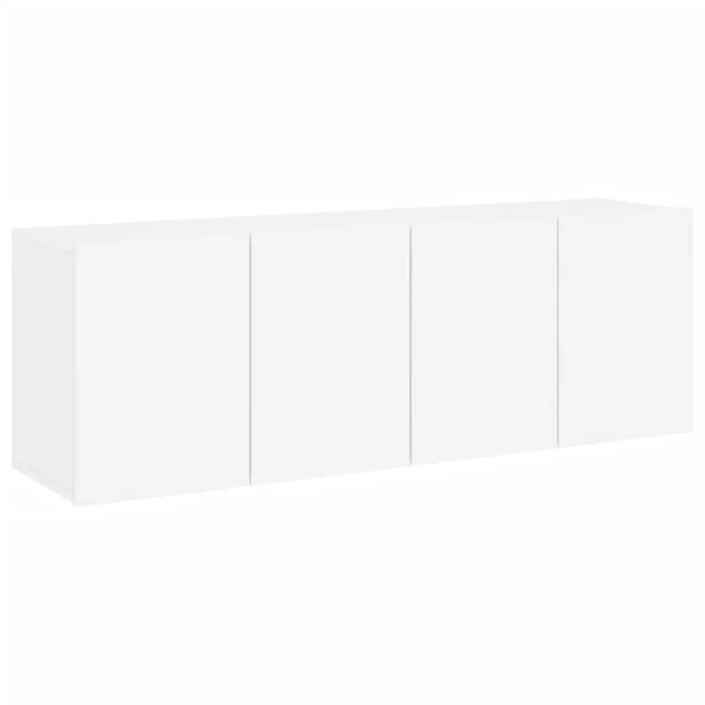 Wall-Mounted TV Cabinets 2 pcs White Storage Units