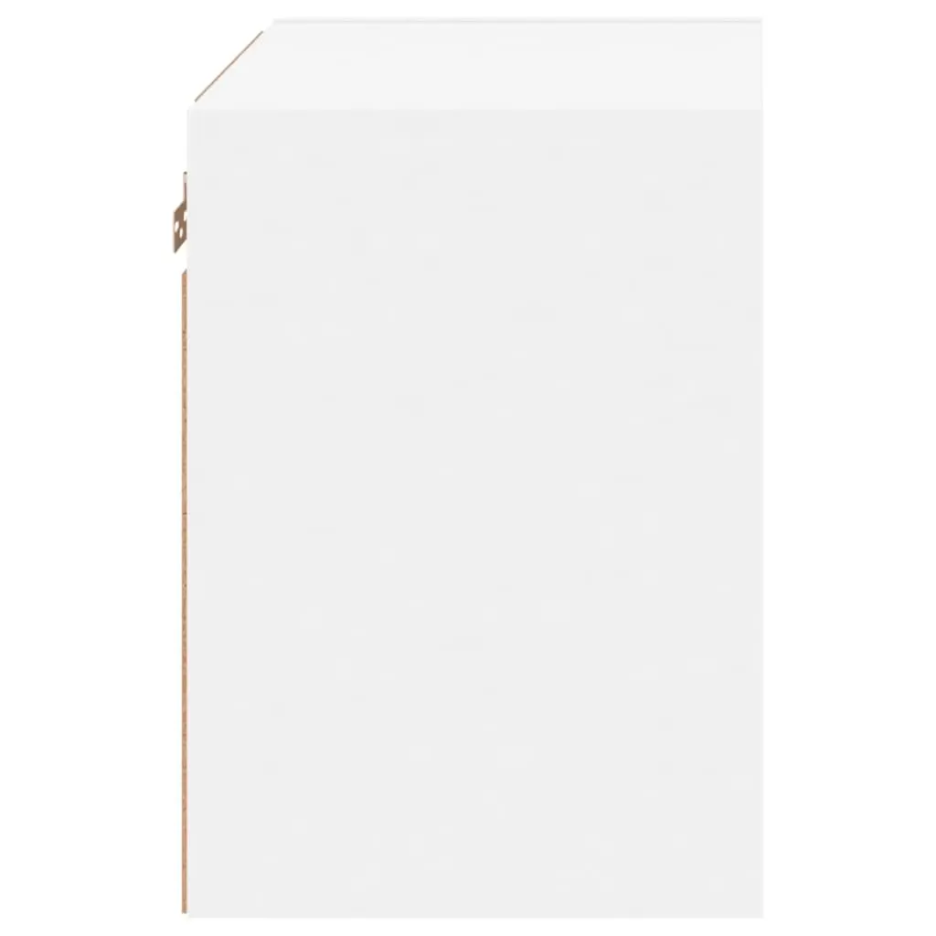 Wall-Mounted Bedside Cabinet with RGB LED Lights
