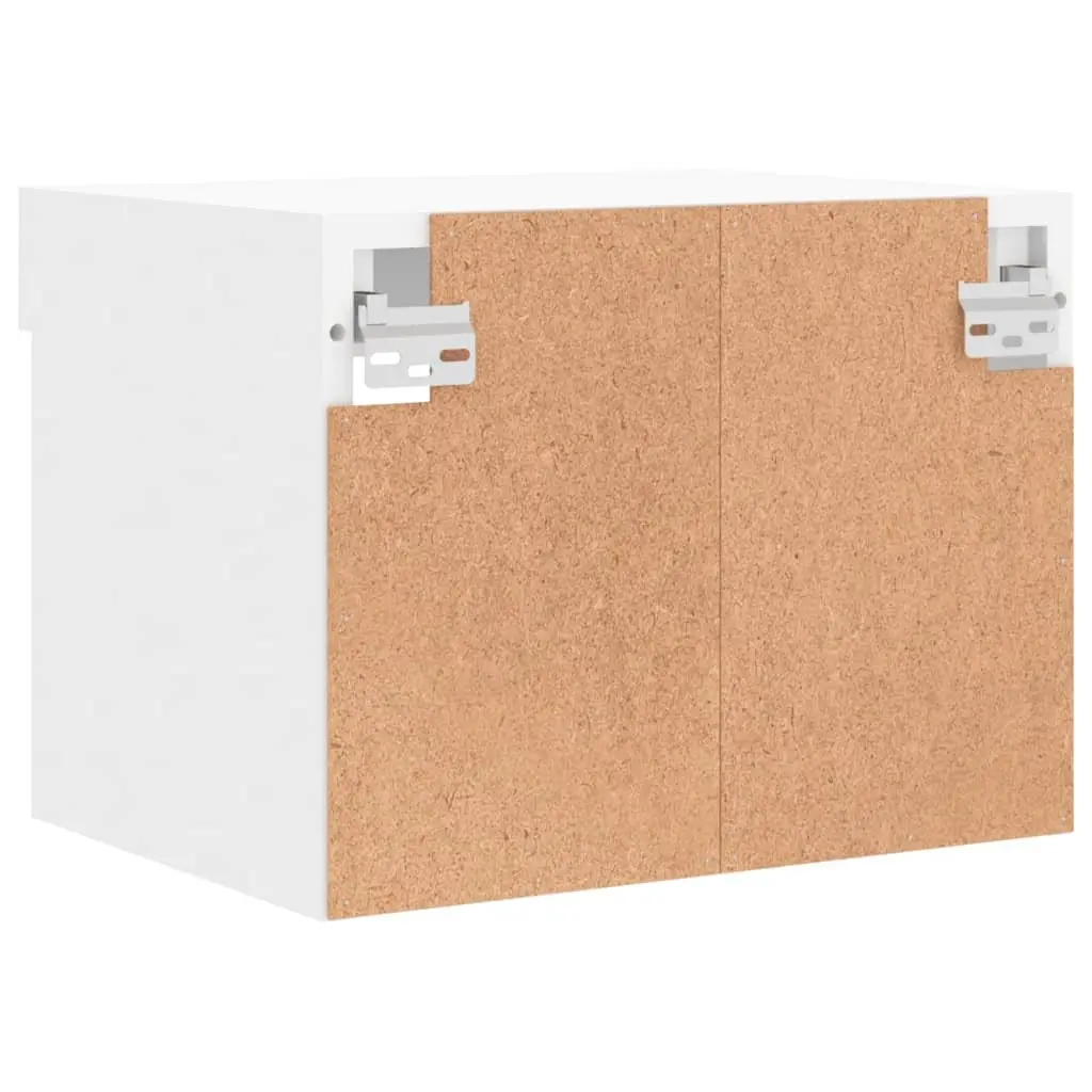 Wall-mounted Bedside Cabinet with RGB LED Lights
