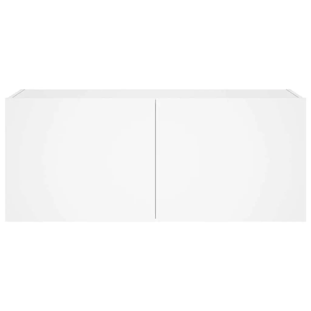 TV Wall Cabinet Engineered Wood 100x35x41cm White