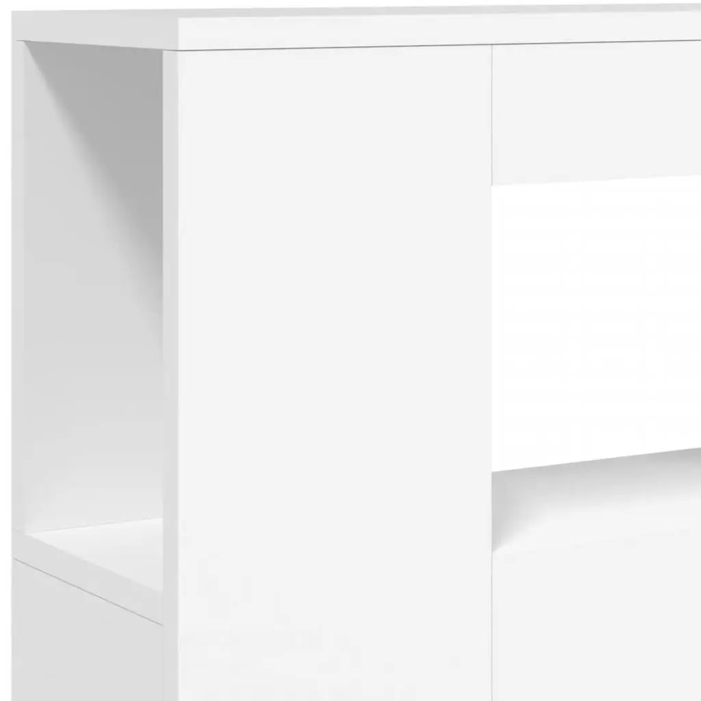 White LED Headboard 100cm with RGB Lights