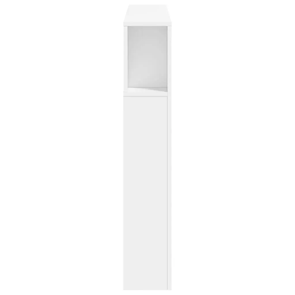 LED Headboard Engineered Wood 120cm White