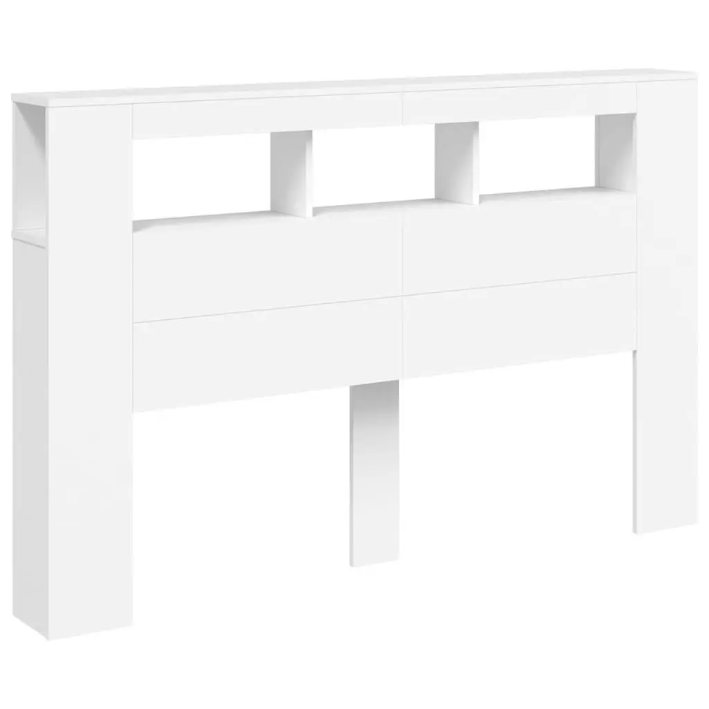 White LED Headboard 160cm for Modern Bedrooms