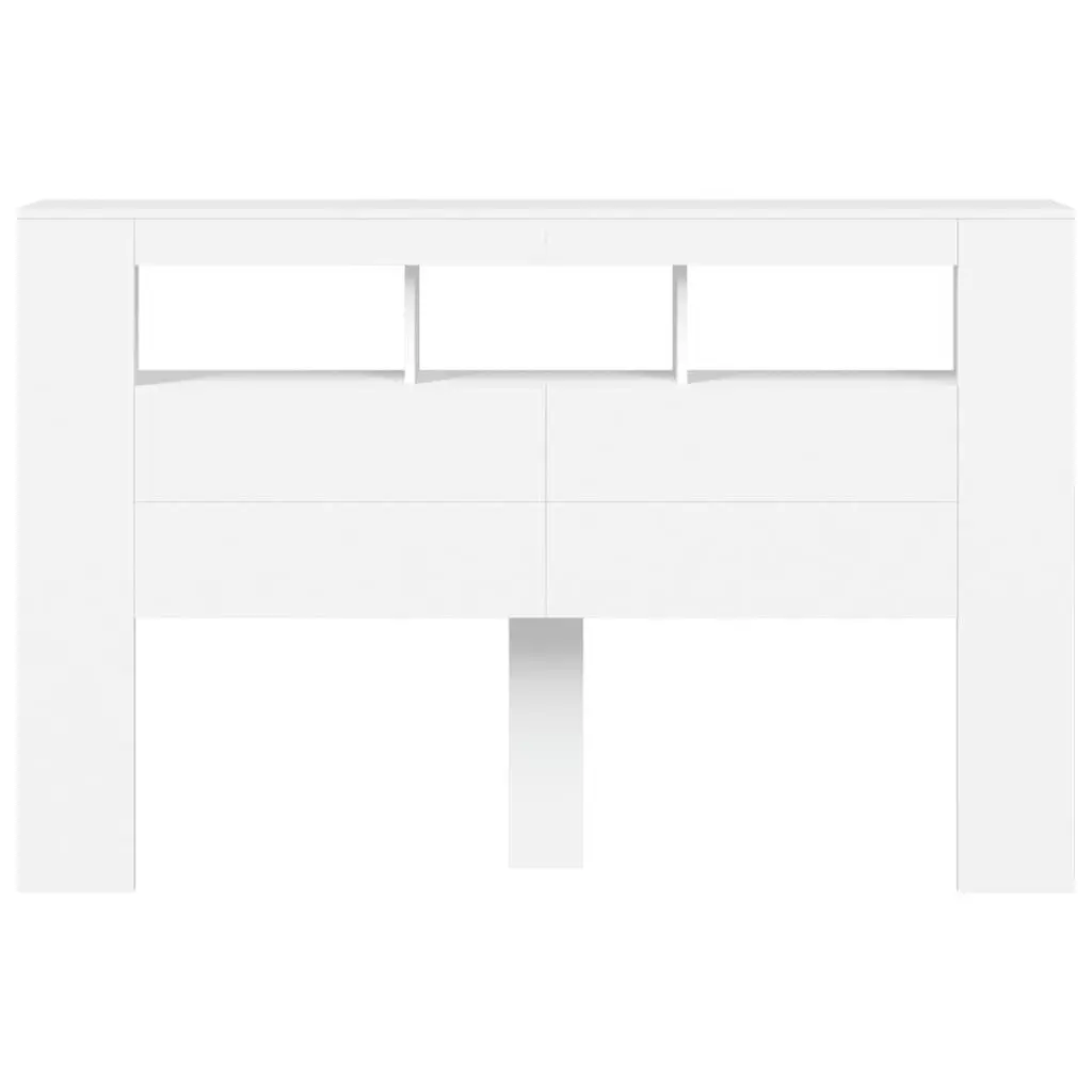 White LED Headboard 160cm for Modern Bedrooms