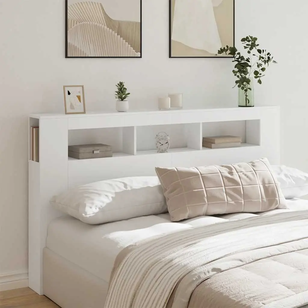 LED Headboard with RGB Lights 180cm in White