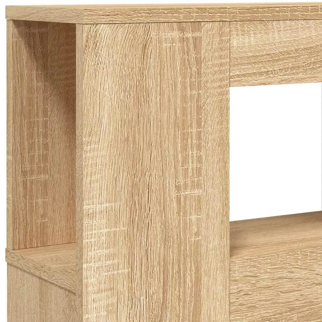 LED Headboard Engineered Wood 180cm Brown