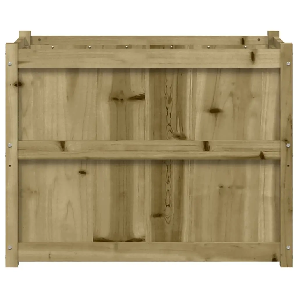 Garden Planter Box Impregnated Pine Wood 90x50x70cm Brown