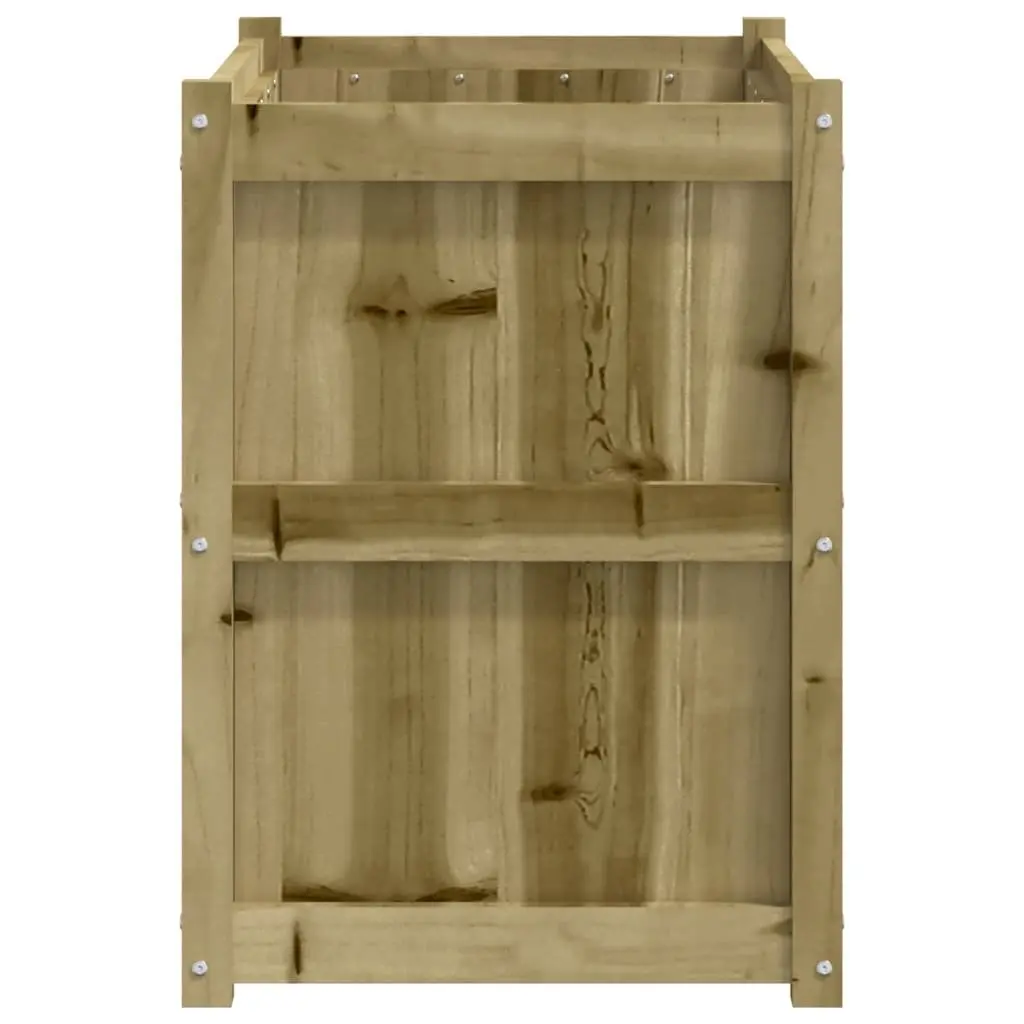 Garden Planter Box Impregnated Pine Wood 90x50x70cm Brown