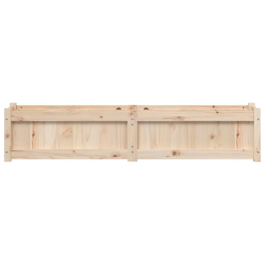 Wooden Garden Planters 2 pcs Solid Pine Set