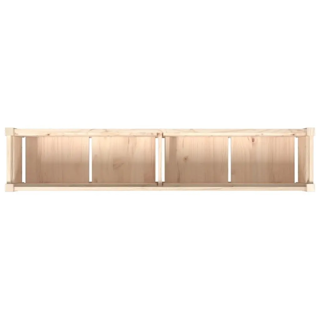 Wooden Garden Planters 2 pcs Solid Pine Set