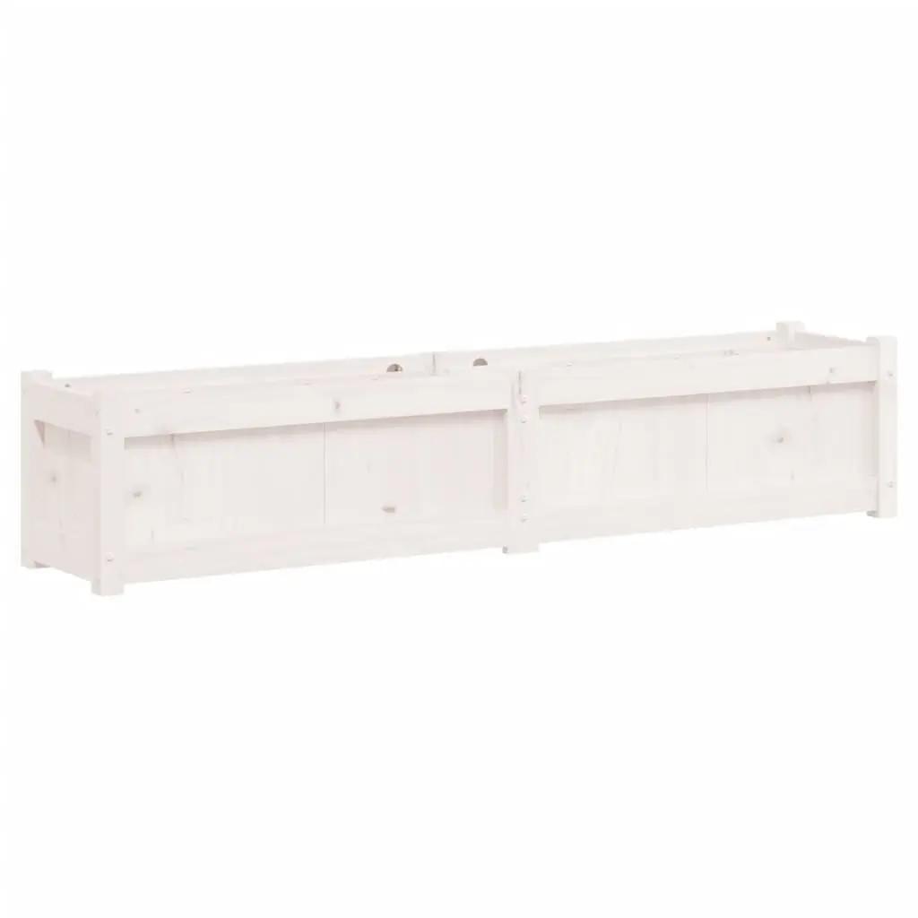 Solid Pine Wood Garden Planter Box for Outdoor Spaces